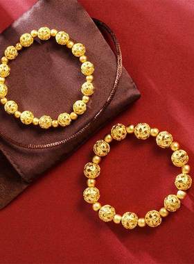 假三金首饰中国风竹节新中式手