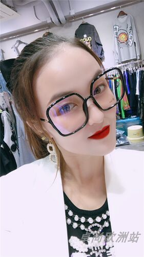欧洲站深圳时尚风百搭眼镜