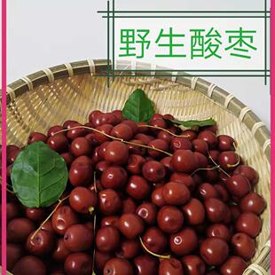 野生酸枣新鲜山枣东北朝阳特产酸枣小红枣泡水枣孕妇零食包邮枣仁