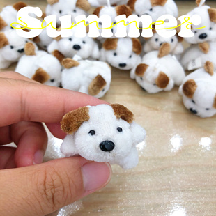 vintage迷你梅吉狗小鼻嘎磁吸豆袋小狗挂件冰箱贴