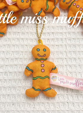 现货正版Little miss muffin姜饼人挂件玩具公仔钥匙扣包包挂饰