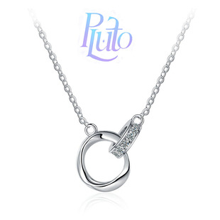 冥王星之恋Film同款 项链NamtanFilm莫比乌斯环双环钛钢不掉色颈链