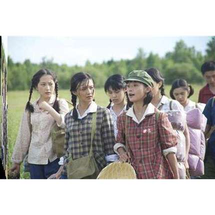 八十年代怀旧服装90偏襟大褂文革知青下乡70服装80农民村姑表演服