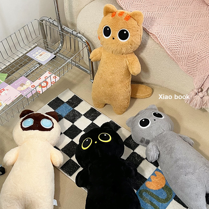 猫富贵玩偶大号长条猫咪毛绒玩具睡觉抱枕布娃娃女情人节生日礼物
