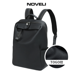 Noveli蓝威龙真皮包男女TOGO纹头层牛皮商务通勤时尚高端轻奢背包