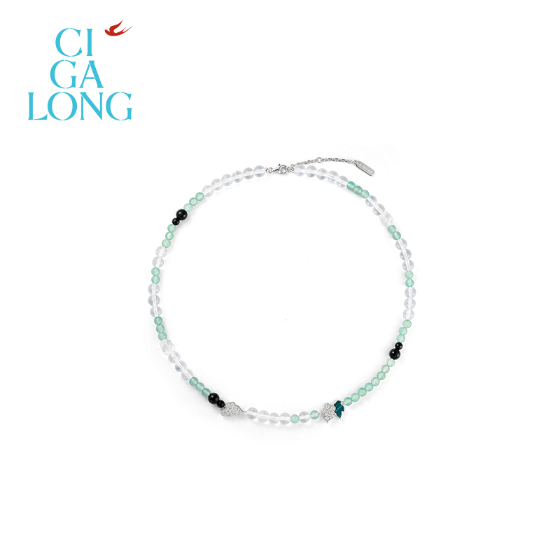 CIGALONG龙梓嘉流光葫芦黑玛瑙手链项链新品敦煌原创新中式珠宝