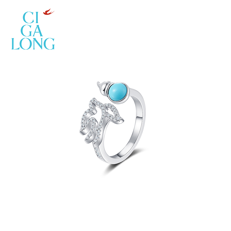 陈添祥同款CIGALONG龙梓嘉福燕珍珠绿松石项链新中式珠宝