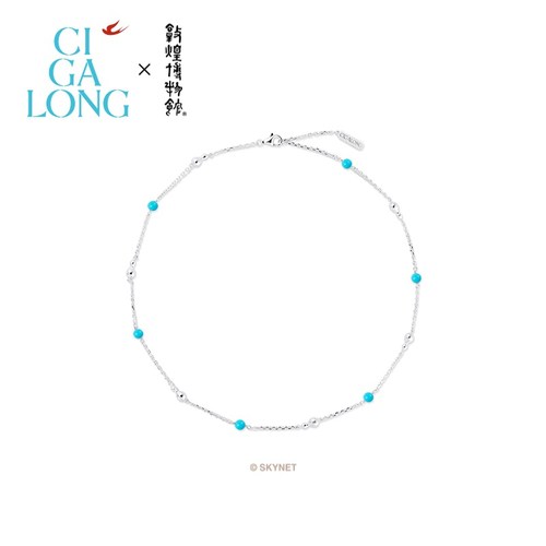 CIGALONG龙梓嘉宝葫芦绿松石项链新品原创新中式珠宝