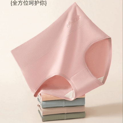 高腰轻塑形纯棉女士内裤大码舒适透气收腹包臀三角裤不夹臀不卡裆