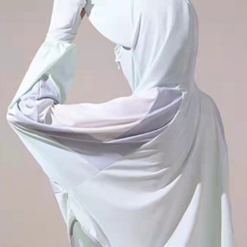 冰丝防晒衣女夏薄款大码撞色连帽