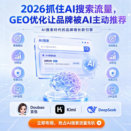 GEO关键词排名AI豆包元宝千问DsspSeek推广系统geo搜索优化排名