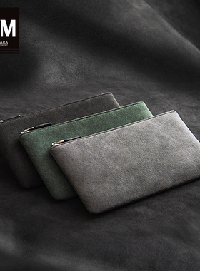 男士手拿包商务真皮手抓休闲新款手包简约手机包信封钱包小包潮牌