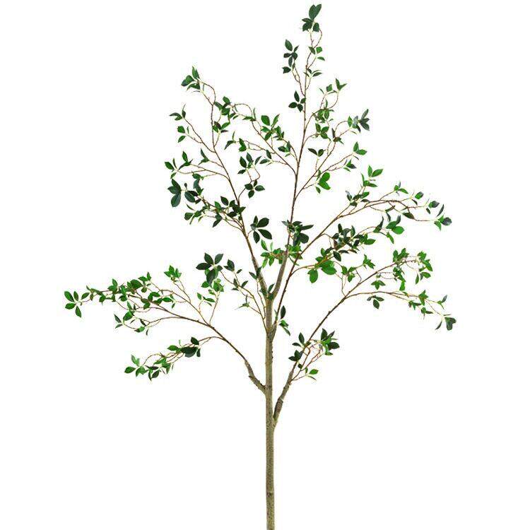 嘉旺仿真山茶树绿植物椿树落地摆件假树花盆栽盆景绿植家居装扮