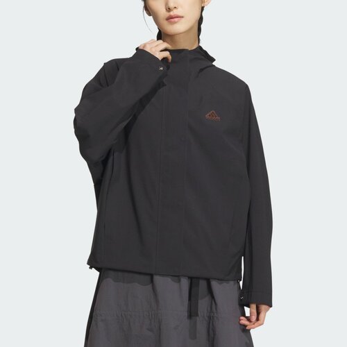 休闲连帽夹克女外套阿迪达斯