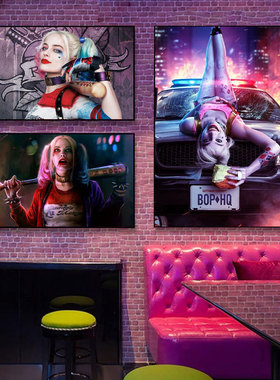 酒吧JOKER网吧DC电影海报挂画