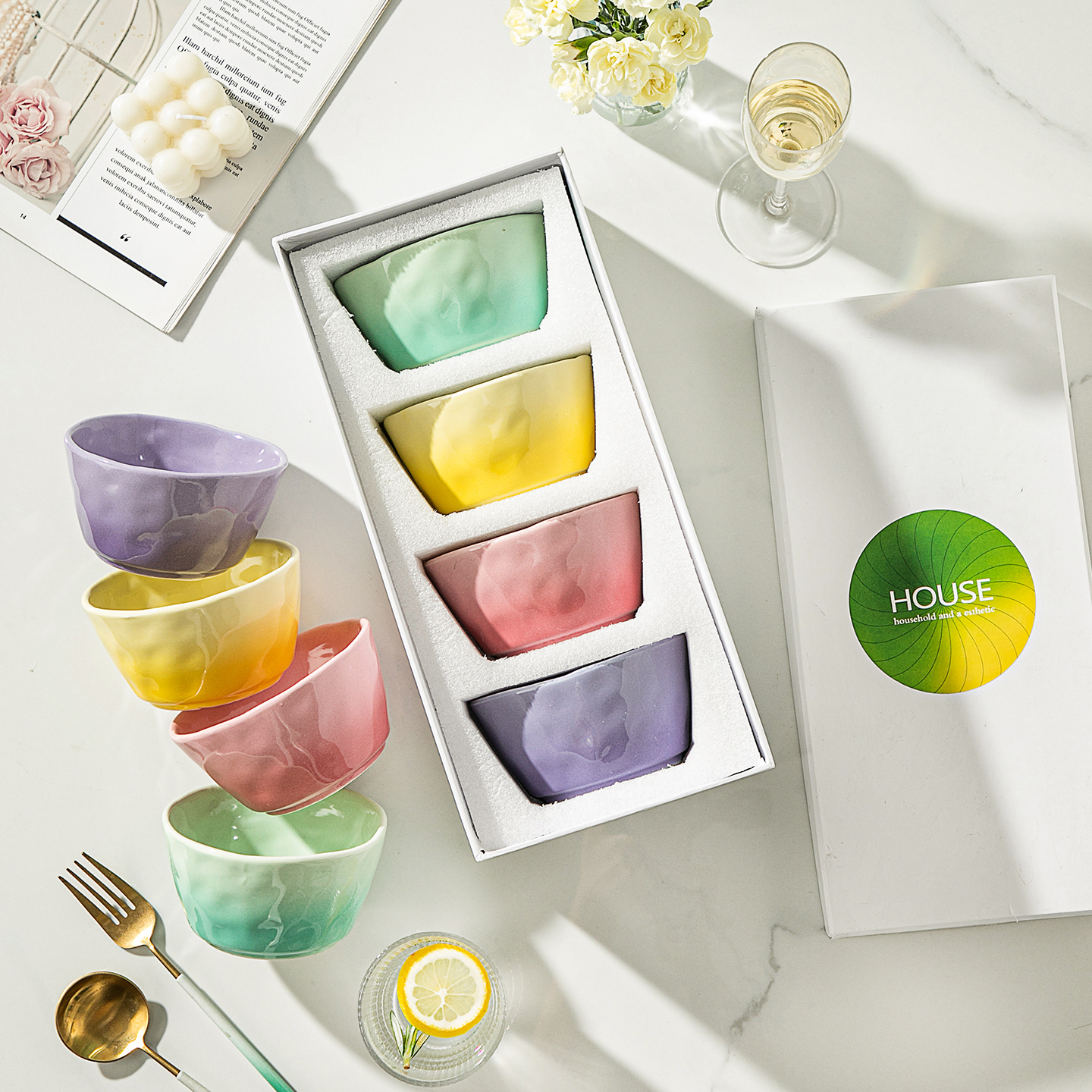 多巴胺陶瓷米饭碗个人专用