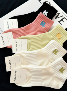 袜子女短袜纯棉薄款透气浅口船袜防滑不掉跟女士白色无骨低帮棉袜