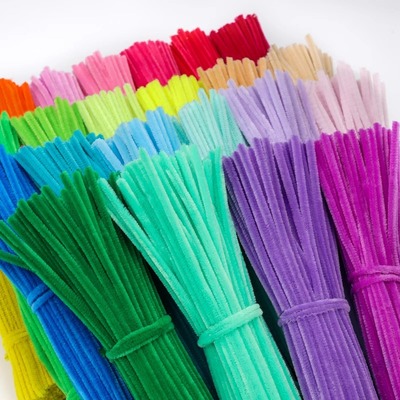 加密毛根扭扭棒花束手工diy材料