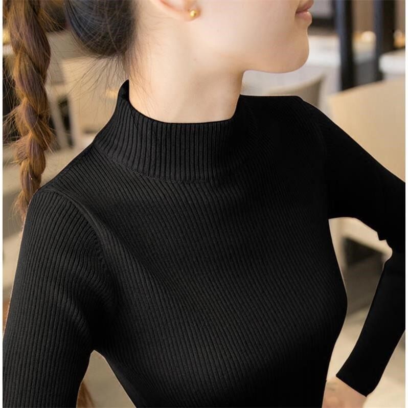 Autumn Half a sweater Base coat Long sleeve have cash less than that is registered in the accounts Sweater Autumn and winter Socket Versatile Self cultivation Tight fitting fashionin the Women's clothing/Boutique , Sweaters  category - from Buy2taobao.com to provide professional Taobao agent buy service
