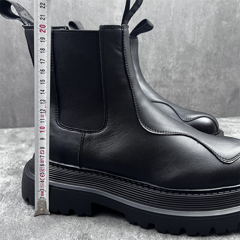 马丁靴男生黑色英伦风冬季增高烟筒工装秋冬皮鞋高帮男鞋切尔西靴,流行男鞋,时尚休闲鞋,淘宝优惠券,粉丝福利购,淘宝优惠卷