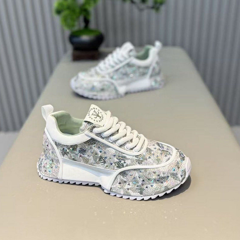 男鞋2026秋季新款烫钻阿甘鞋厚底时尚高端网红同款运动休闲鞋,运动鞋new,运动休闲鞋,淘宝优惠券,粉丝福利购,淘宝优惠卷