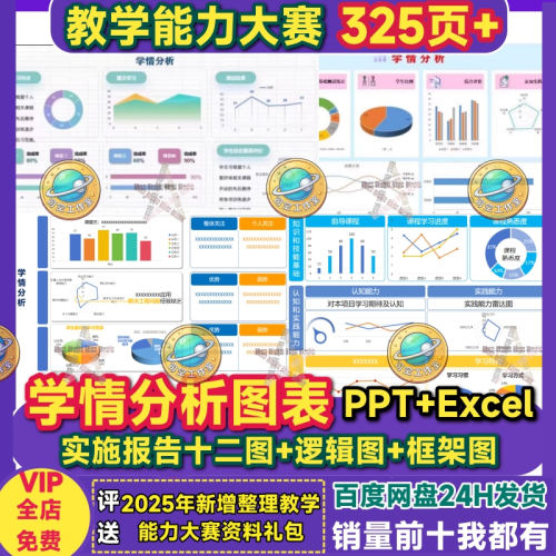 学情分析PPT图表格Excel