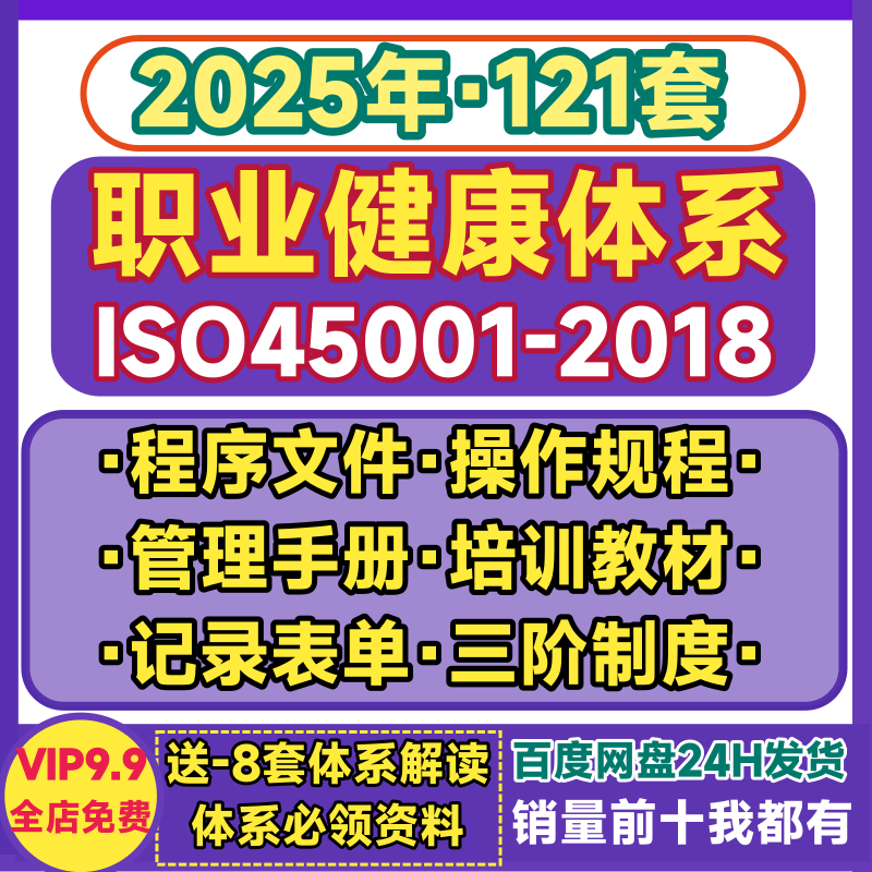 ISO45001-2018职业健康安全管理体系文件程序管理手册培训PPT资料