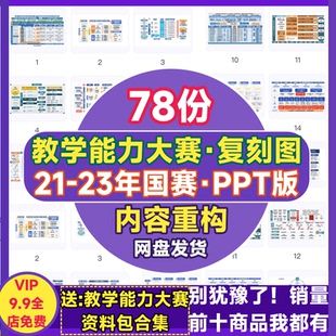 教学能力大赛配图流程图内容重构复刻图21年-23年获奖作品PPT课件