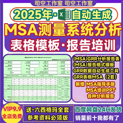 MSA培训教材ppt手册规范