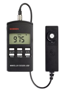 GOSSEN便携式数字式照度计 照度表 照度仪MAVOLUX5032B