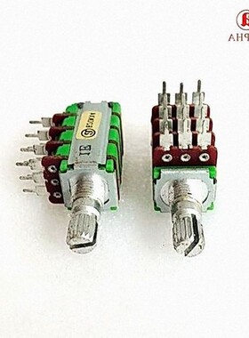 台湾ALPHA电脑音箱4联电位器RK124F-20功放B20KX4音响调节精密型