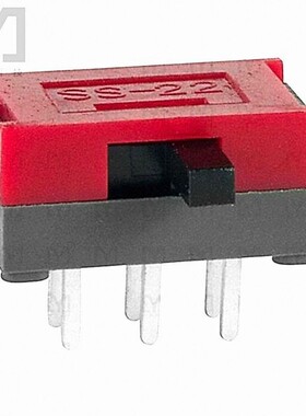 SS22SDH2【滑动开关】SWITCH SLIDE DPDT 100MA 30V