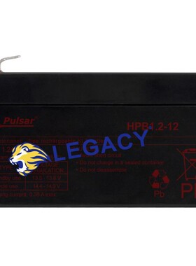 波兰PULSAR蓄电池 HPB1.2-12 1.2AH警报系统 门禁 安防系统电池