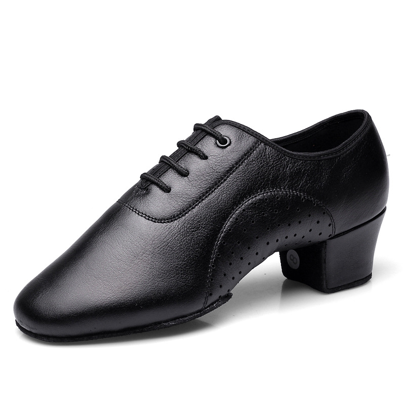男士拉丁舞鞋真皮国标舞蹈广场舞鞋男士舞蹈鞋厂家直销真牛皮