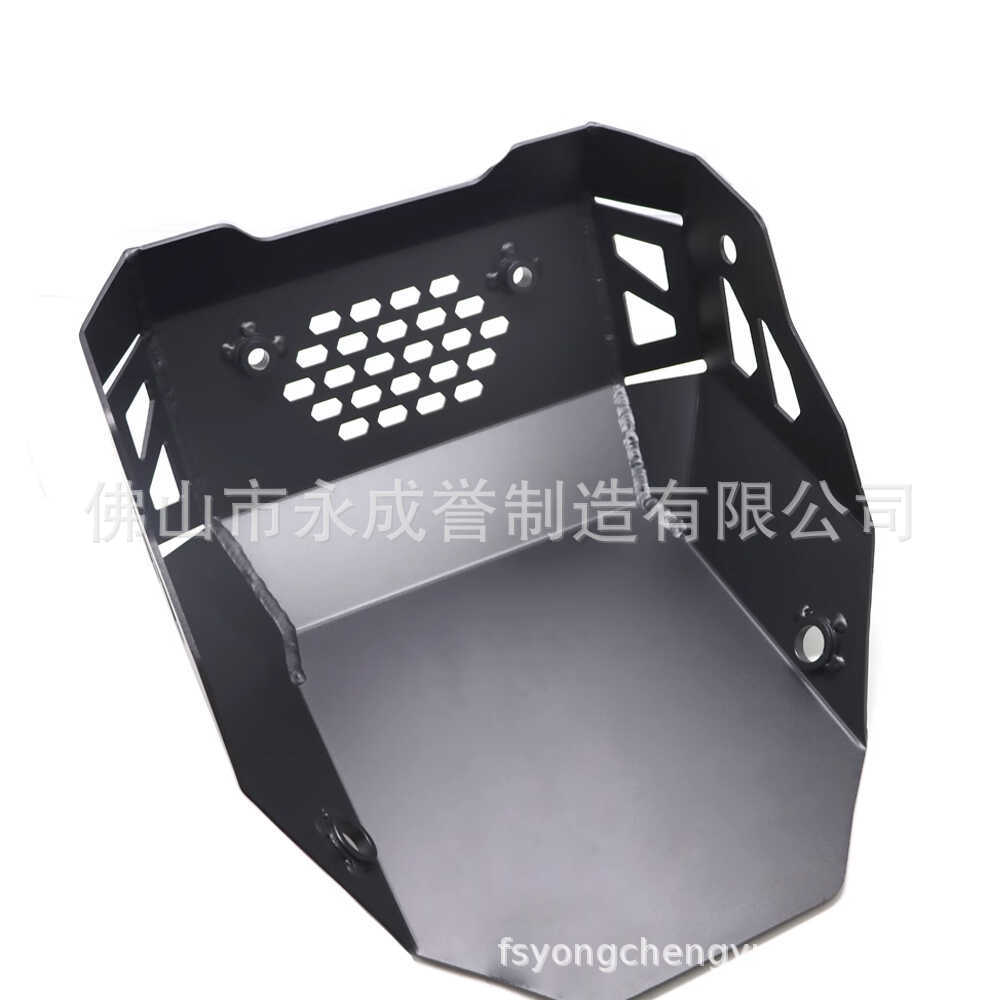 适用春风450MTCF450MT改装发动机下护板铝合金底盘保护盖一体