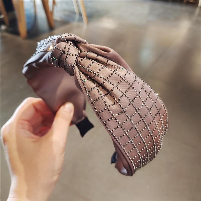 闪亮水钻宽发箍舒适显脸小发卡头饰洗脸头箍发饰头饰发箍发饰