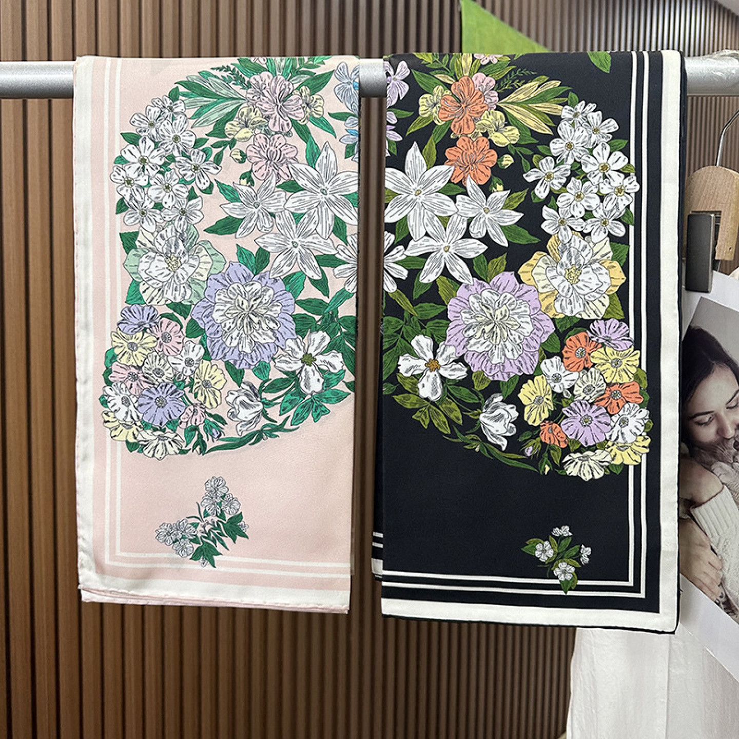 真丝印花大方巾夏季防晒披肩围巾