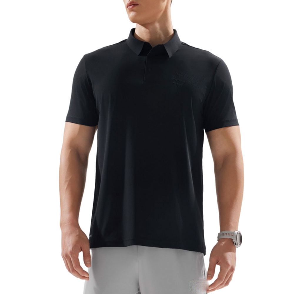 高档新款POLO短袖纯色poloT恤男装透气休闲商务无痕冰感T恤情侣装