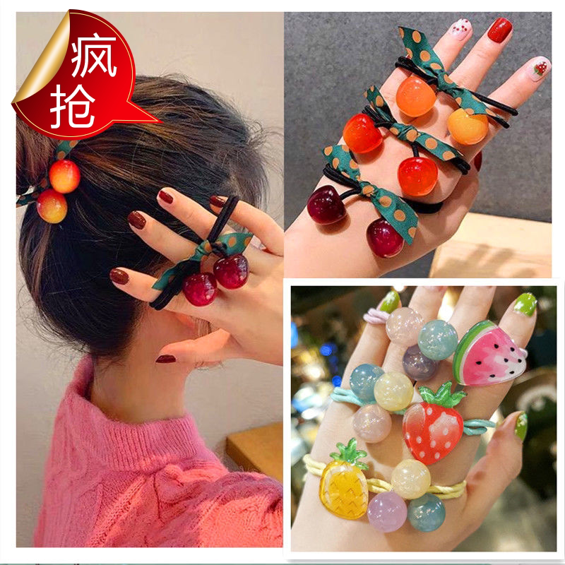 扎头绳高弹力少女风可爱蝴蝶结