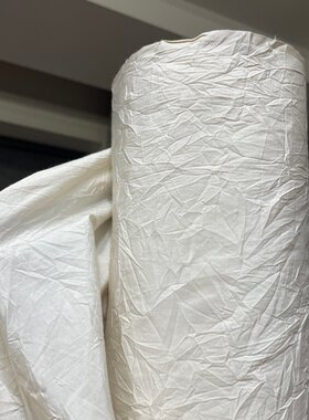 桑蚕真丝皱皱款服装面料做旧复古