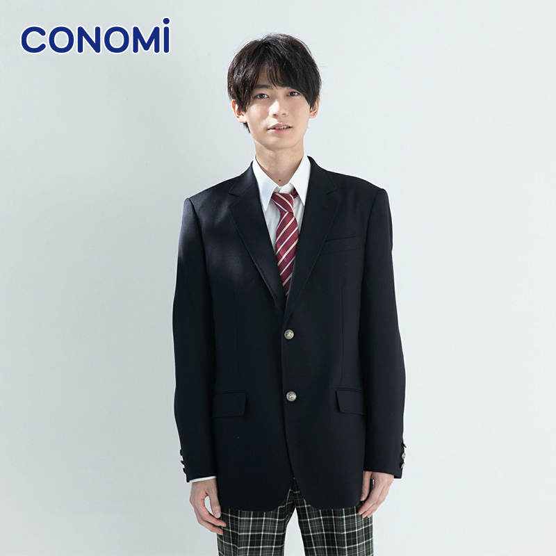 日系学院风羊毛外套dk制服