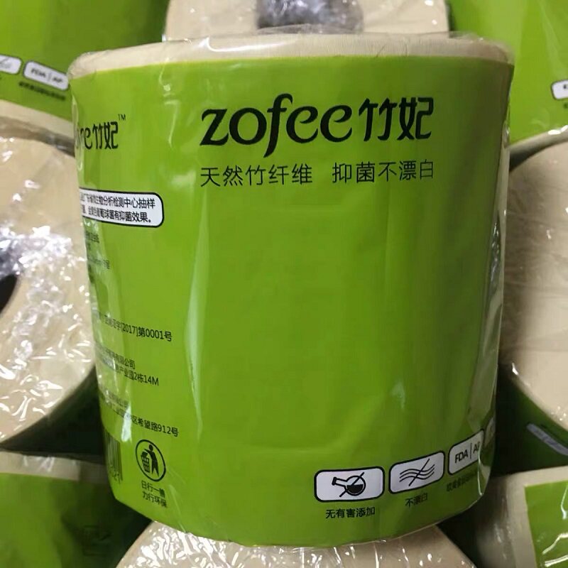 竹妃本色有芯卷筒纸150克x27卷