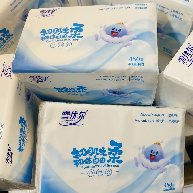 雪优尔抽纸450张X20包餐巾纸