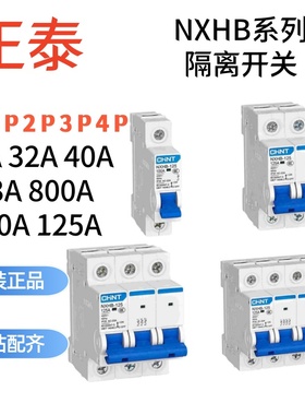 正泰隔离开关断路器NXHB-125 1P/2P/3P/4P 20A32A40A63A100A 125A