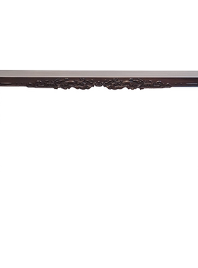 红木浮雕螭龙纹四面平大画桌