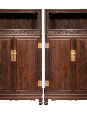 二十世纪紫檀中式印度柜子