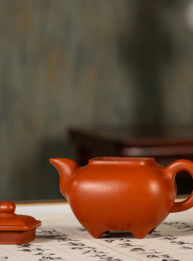 纯手工宜兴紫砂壶摆件