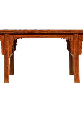 红木夹头榫云纹炕案明清古典老家具古董收藏老红木翘头案