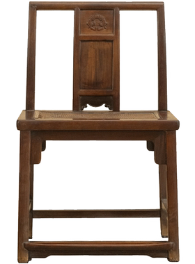 清中期红木龙纹三攒靠背椅明清古典家具古董收藏老红木大红酸枝椅