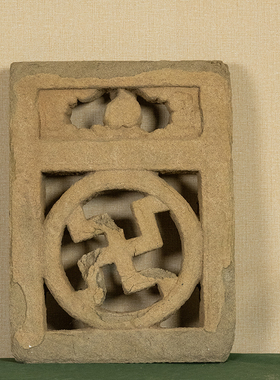 石雕万字纹围栏中式古典装饰